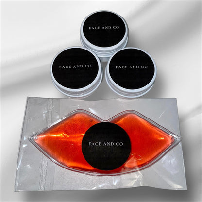 BUNDLE 50 EACH OF PERSONALISED ARNICA LIP BALMS & LIP COMPRESSES