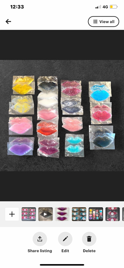 BUNDLE 50 EACH OF PERSONALISED ARNICA LIP BALMS & LIP COMPRESSES