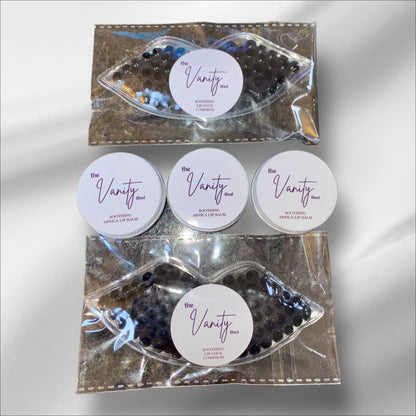 BUNDLE 50 EACH OF PERSONALISED ARNICA LIP BALMS & LIP COMPRESSES
