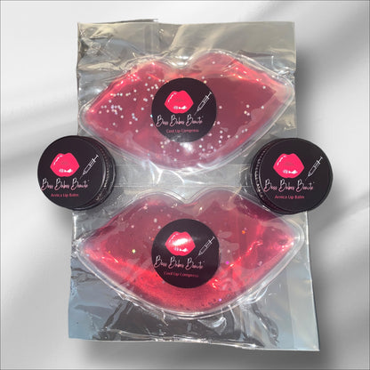 BUNDLE 50 EACH OF PERSONALISED ARNICA LIP BALMS & LIP COMPRESSES