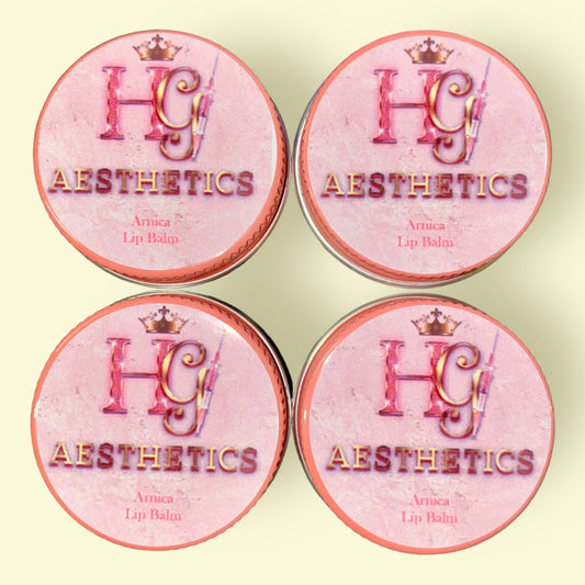 25 PERSONALISED ARNICA BALMS FOR CLIENT POST TREATMENT AFTERCARE