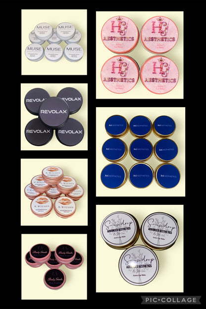 BUNDLE 50 EACH OF PERSONALISED ARNICA LIP BALMS & LIP COMPRESSES