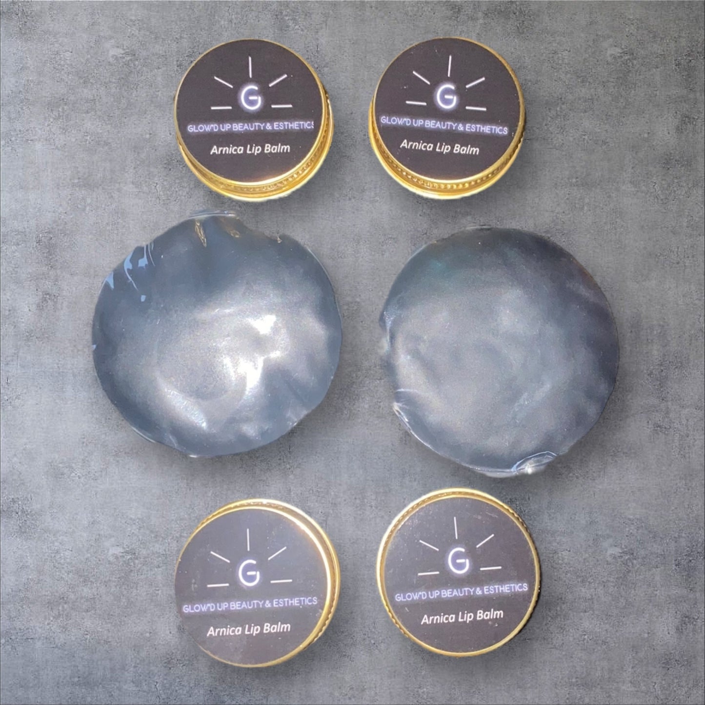 BUNDLE 25 EACH OF PERSONALISED ARNICA BALMS & COMPRESSES - FOR FACE OR BODY TREATMENTS