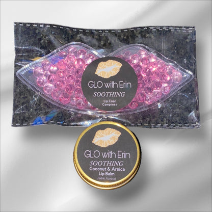BUNDLE 50 EACH OF PERSONALISED ARNICA LIP BALMS & LIP COMPRESSES