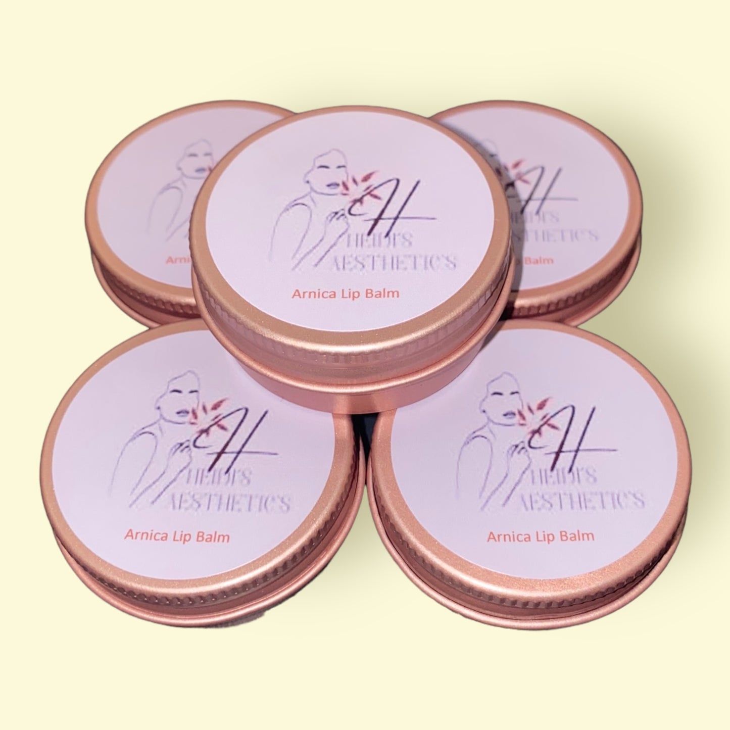 25 PERSONALISED / CUSTOMISED ARNICA BALMS FOR AESTHETIC / SPMU / TATTOO POST TREATMENT AFTERCARE