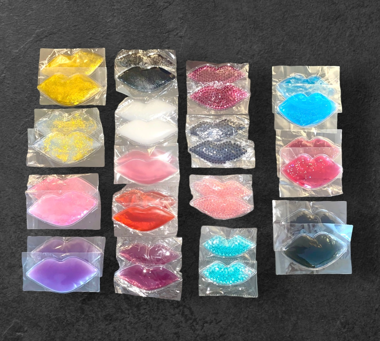 25 CUSTOMISED / PERSONALISED LIP COOL COMPRESSES FOR CLIENT POST TREATMENT AFTERCARE